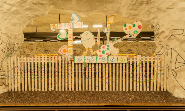 【ストックホルム地下鉄アート】Hallonbergen